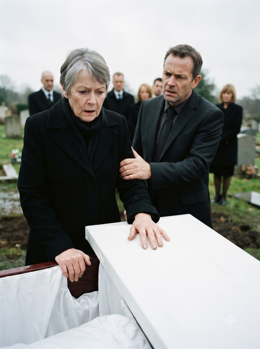 Eight Men Couldn’t Lift My Daughter-In-Law’s Coffin, Then Someone Knocked From Inside