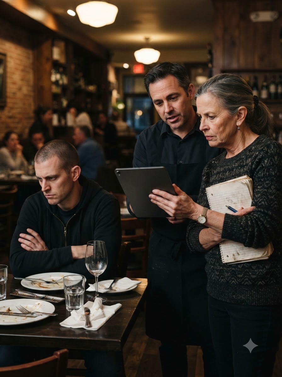 My Son Left Me the Dinner Bill—Then the Manager Opened a Lender's File
