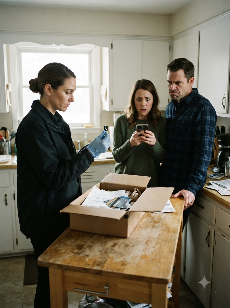 My Birthday Box Held Forged Papers—Until the Detective Found Erin’s Second Plan